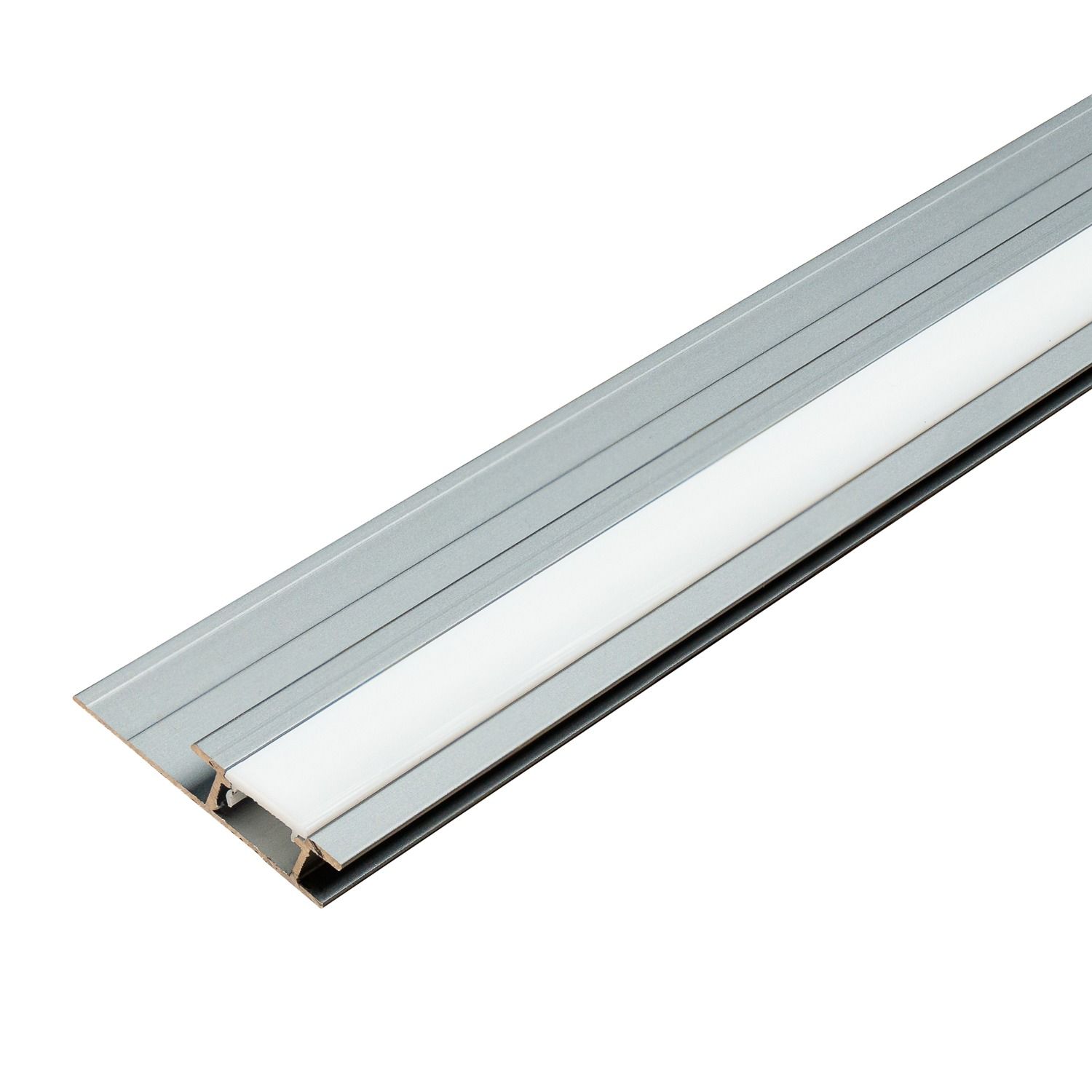LED jungtis aliumininė 4,5 mm sienų plokštėms Tamsiai Pilkas Matinis – 2,9 m LED jungtis aliumininė 4,5 mm sienų plokštėms Tamsiai Pilkas Matinis – 2,9 m