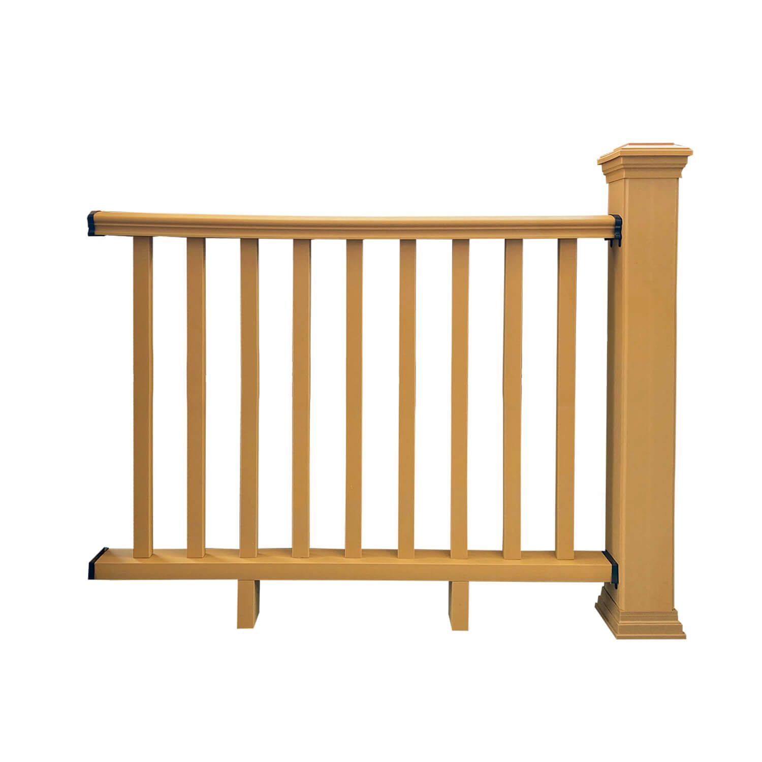 Balustrada kompozytowa Dąb Jasny 157 x 113 cm (2 słupki) Balustrada kompozytowa Dąb Jasny 157 x 113 cm (2 słupki)