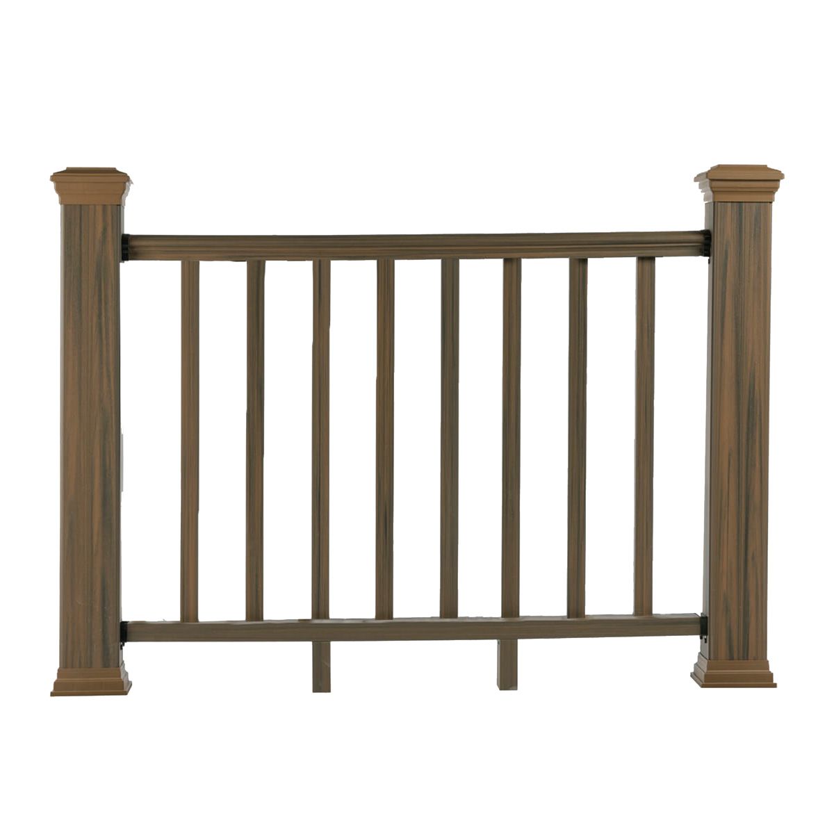 Balustrada kompozytowa Teak – 8 tralek – 157 x 113 cm (2 słupki) Balustrada kompozytowa Teak – 8 tralek – 157 x 113 cm (2 słupki)