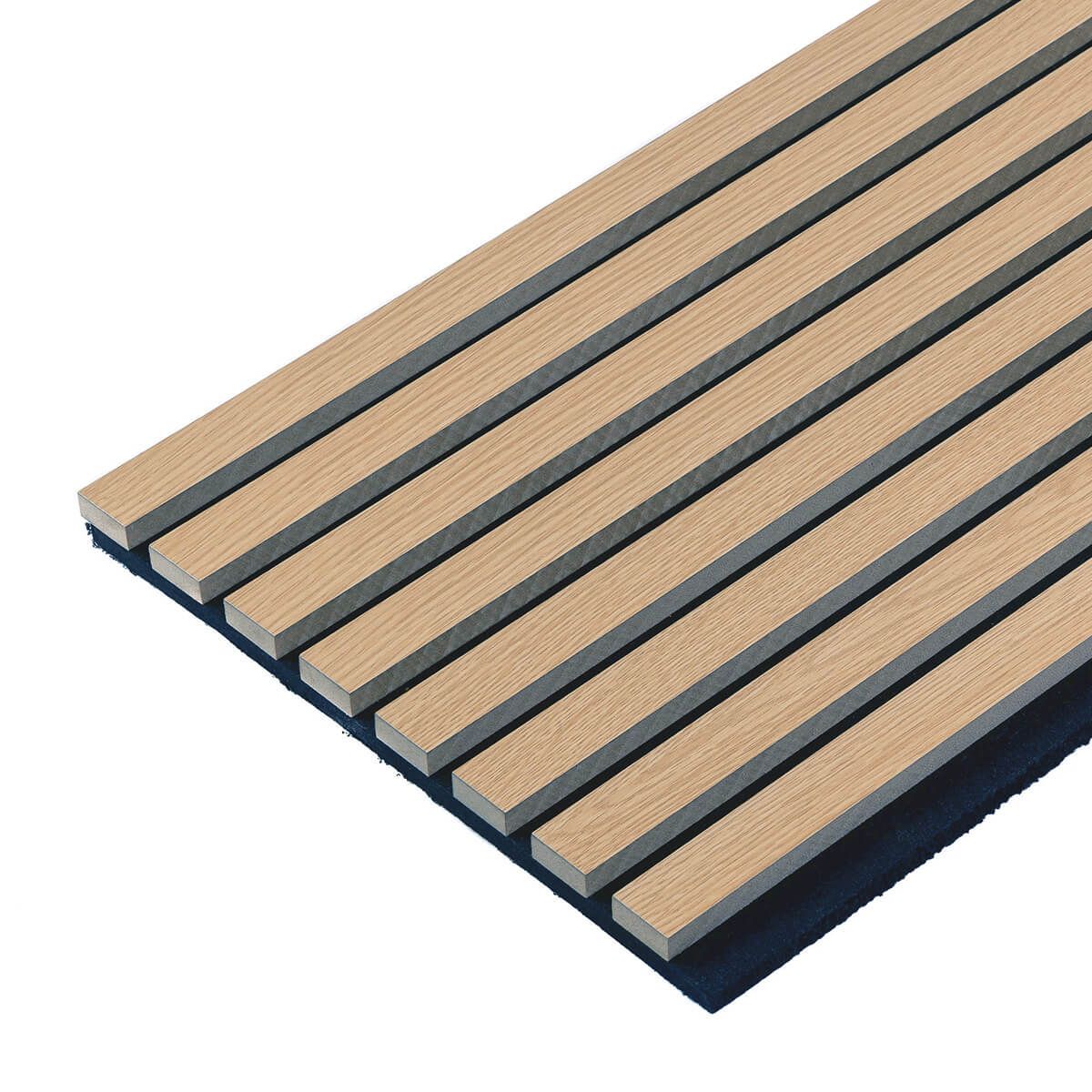 Lamele ścienne akustyczne na filcu Dąb Sonoma 2 x 32 cm – dł. 2,7 m Lamele ścienne akustyczne na filcu Dąb Sonoma 2 x 32 cm – dł. 2,7 m
