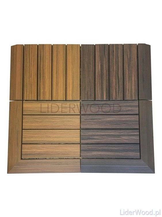 Podest Tarasowy Kompozytowy Premium Redwood 30 x 30 x 2,5 cm Podest Tarasowy Kompozytowy Premium Redwood 30 x 30 x 2,5 cm