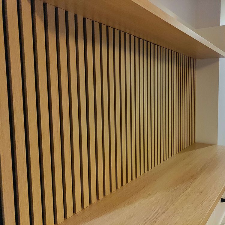 Lamele ścienne akustyczne na filcu Dąb Jasny 2 x 32 cm – dł. 2,7 m