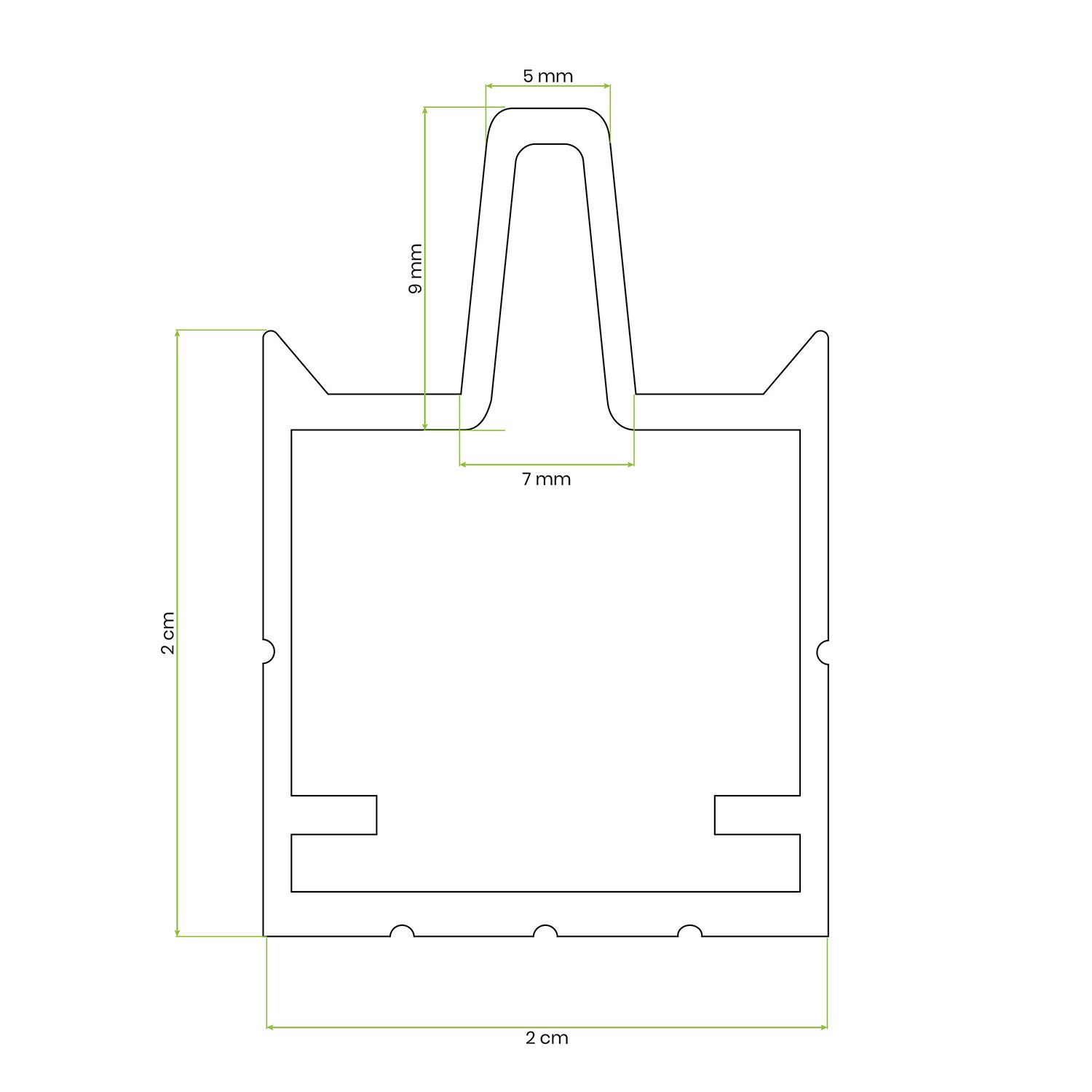 Listwa pozioma dolna Antracyt do ogrodzenia 3D Premium – dł. 1,8 m Listwa pozioma dolna Antracyt do ogrodzenia 3D Premium – dł. 1,8 m