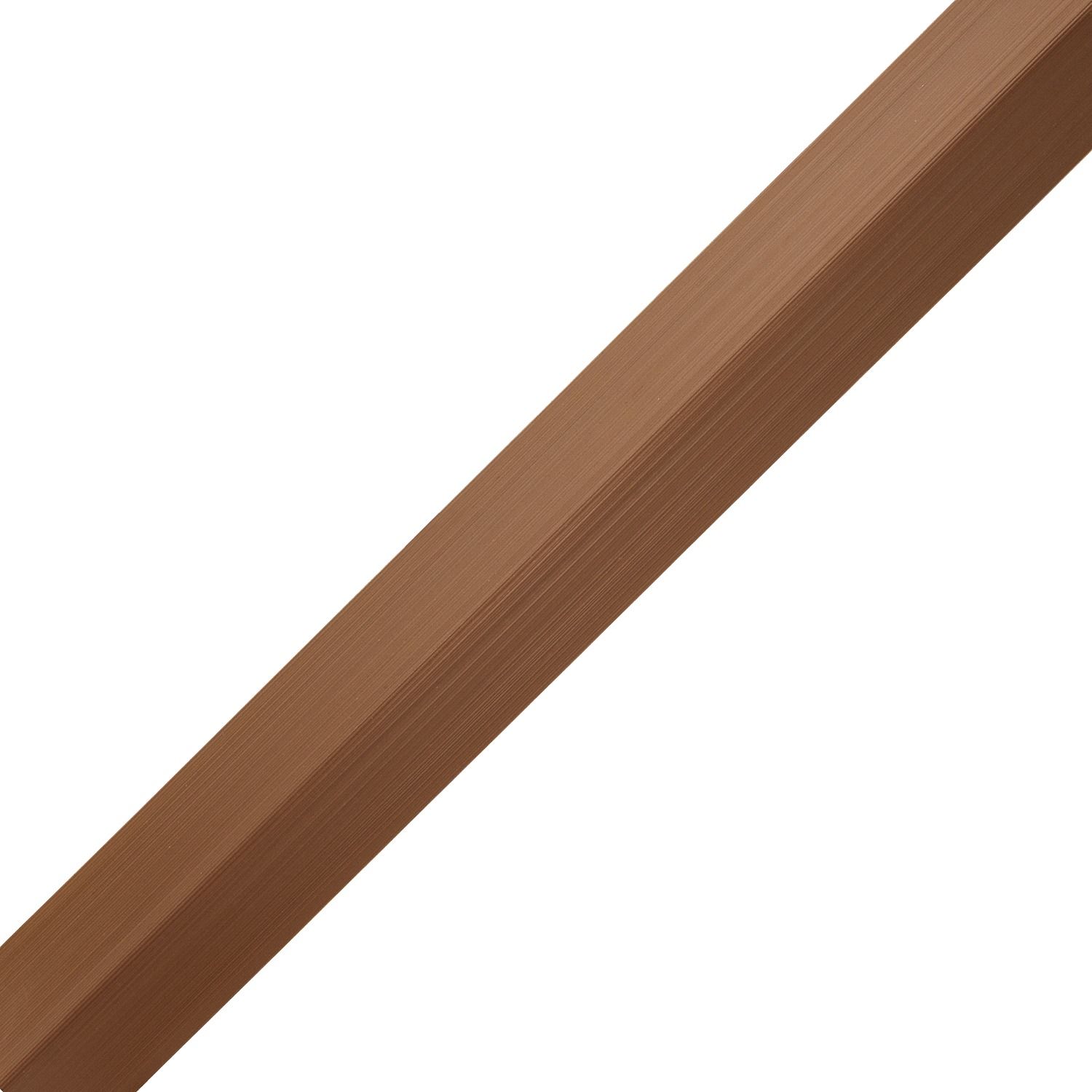 Kampinis kompozitinis profilis Premium Teak 50x50 mm fasado lamelėms – 2,9 m Kampinis kompozitinis profilis Premium Teak 50x50 mm fasado lamelėms – 2,9 m