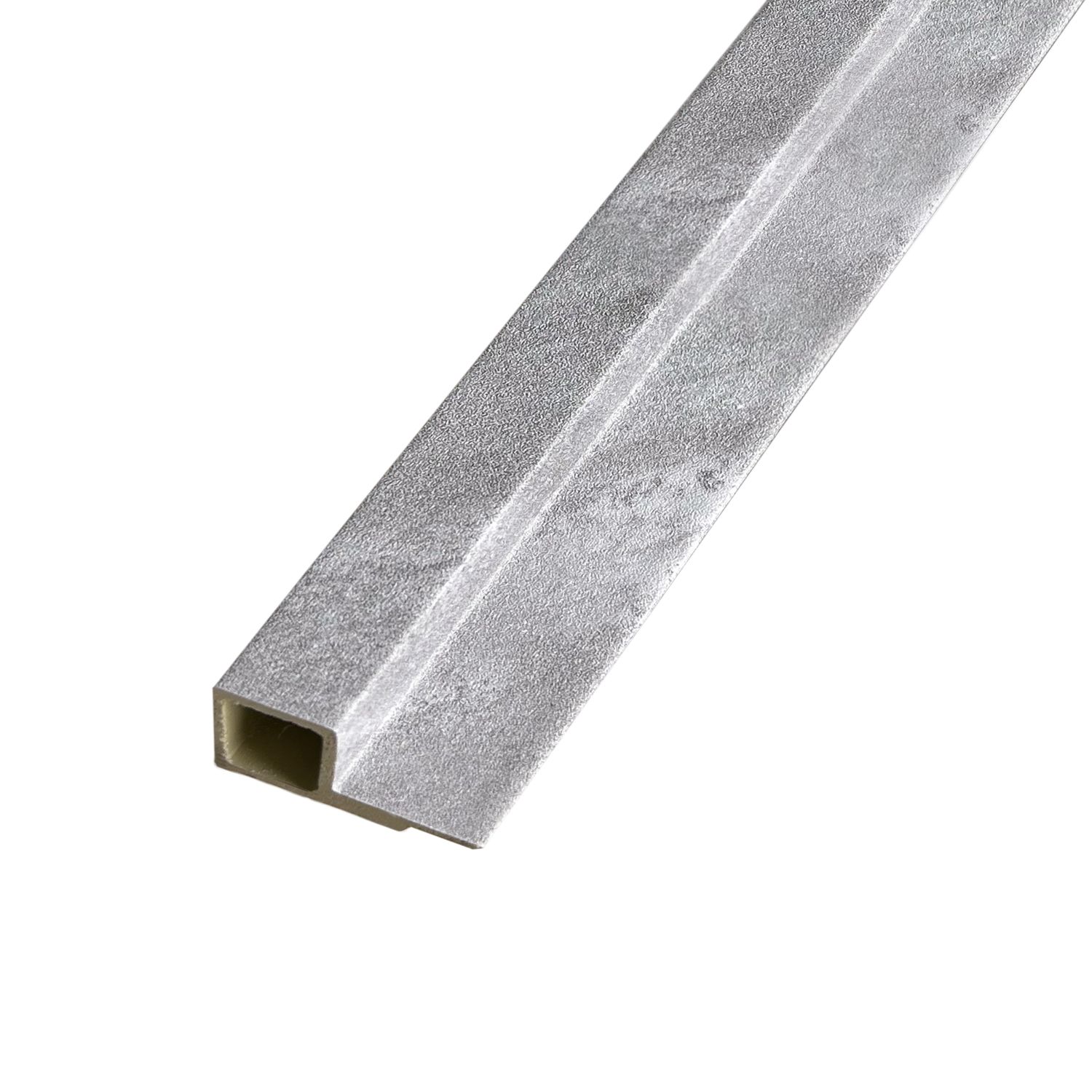 Listwa Lamelowa Zakończeniowa Szary Brokat 2,4 x 4,3 cm – dł. 2,7 m Listwa Lamelowa Zakończeniowa Szary Brokat 2,4 x 4,3 cm – dł. 2,7 m