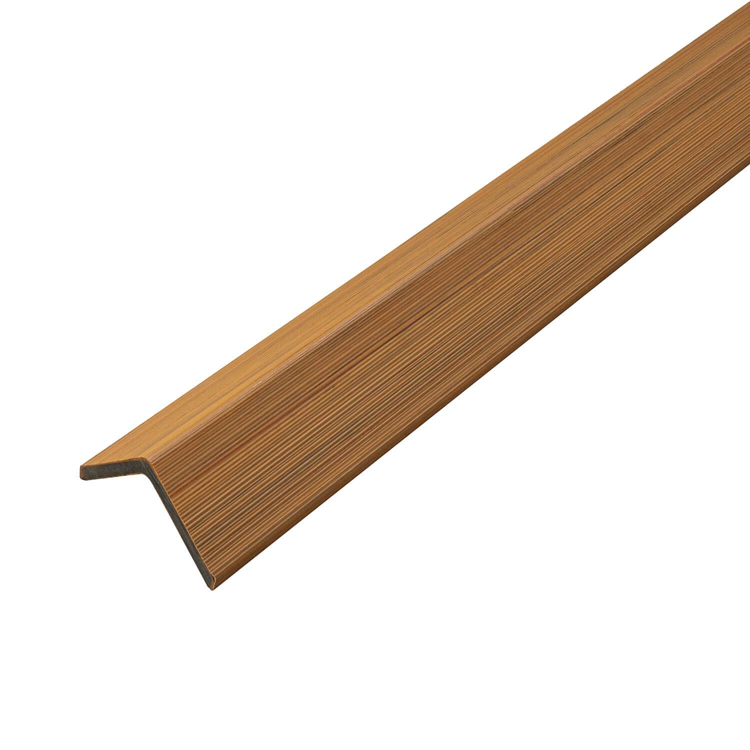 Kampinis kompozitinis profilis Premium Ąžuolas Natūralus 50x50 mm fasado lamelėms – 2,9 m Kampinis kompozitinis profilis Premium Ąžuolas Natūralus 50x50 mm fasado lamelėms – 2,9 m
