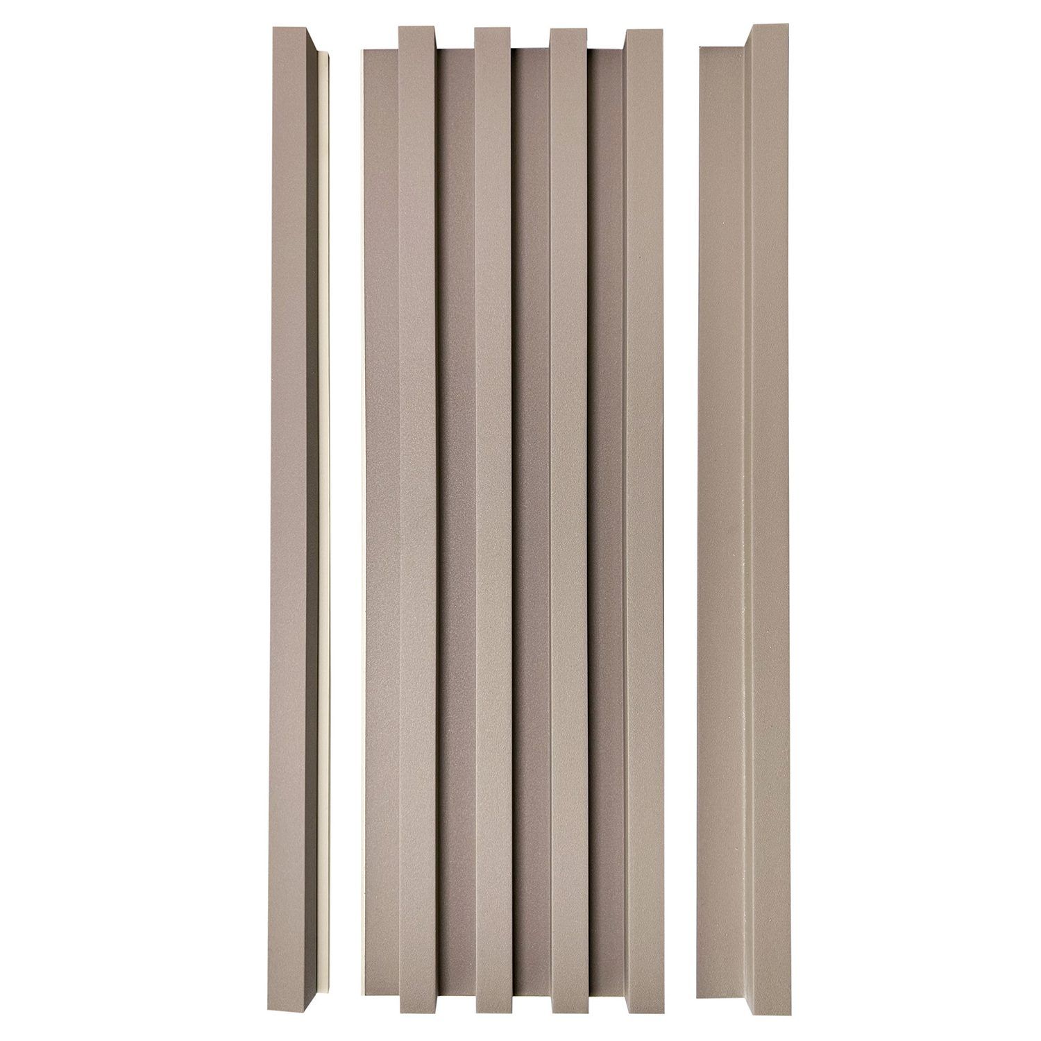 Listwa Lamelowa Zakończeniowa Coffee Brokat 2,4 x 4,3 cm – dł. 2,7 m