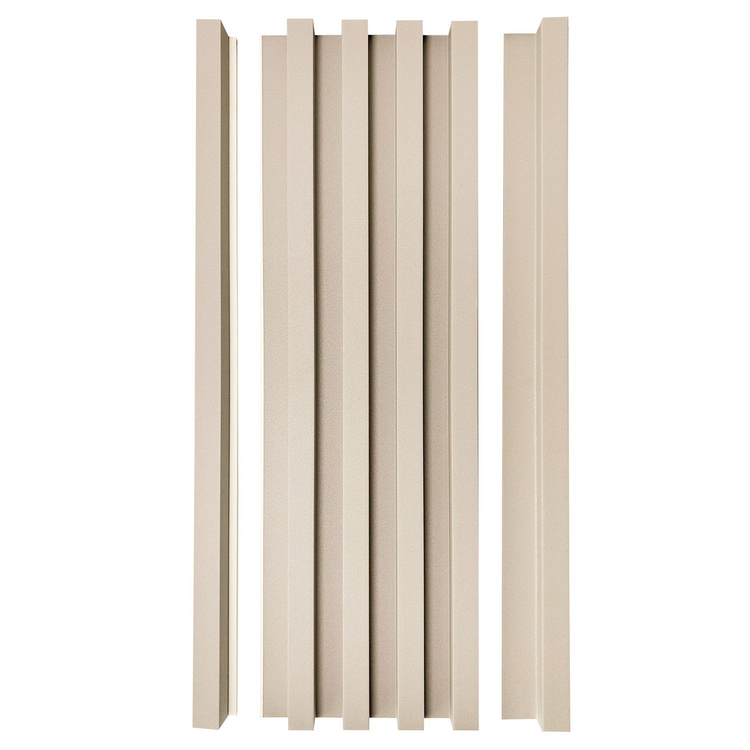 Listwa Lamelowa Startowa Ecru Brokat 2,4 x 2,4 cm – dł. 2,7 m Listwa Lamelowa Startowa Ecru Brokat 2,4 x 2,4 cm – dł. 2,7 m