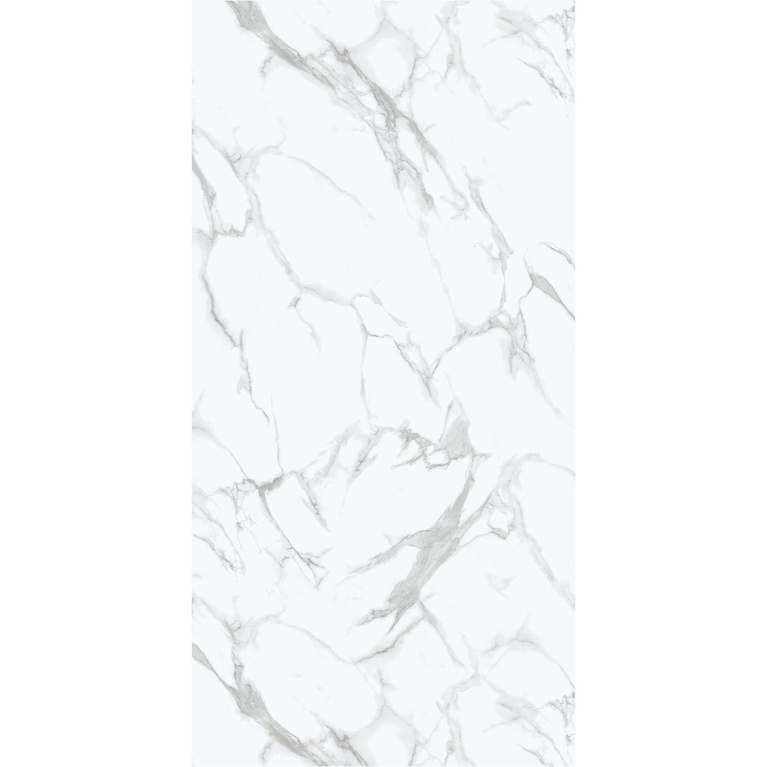 Sienų plokštė SPC Marmuras Calacatta Baltas Blizgis 60 x 120 cm 4 mm