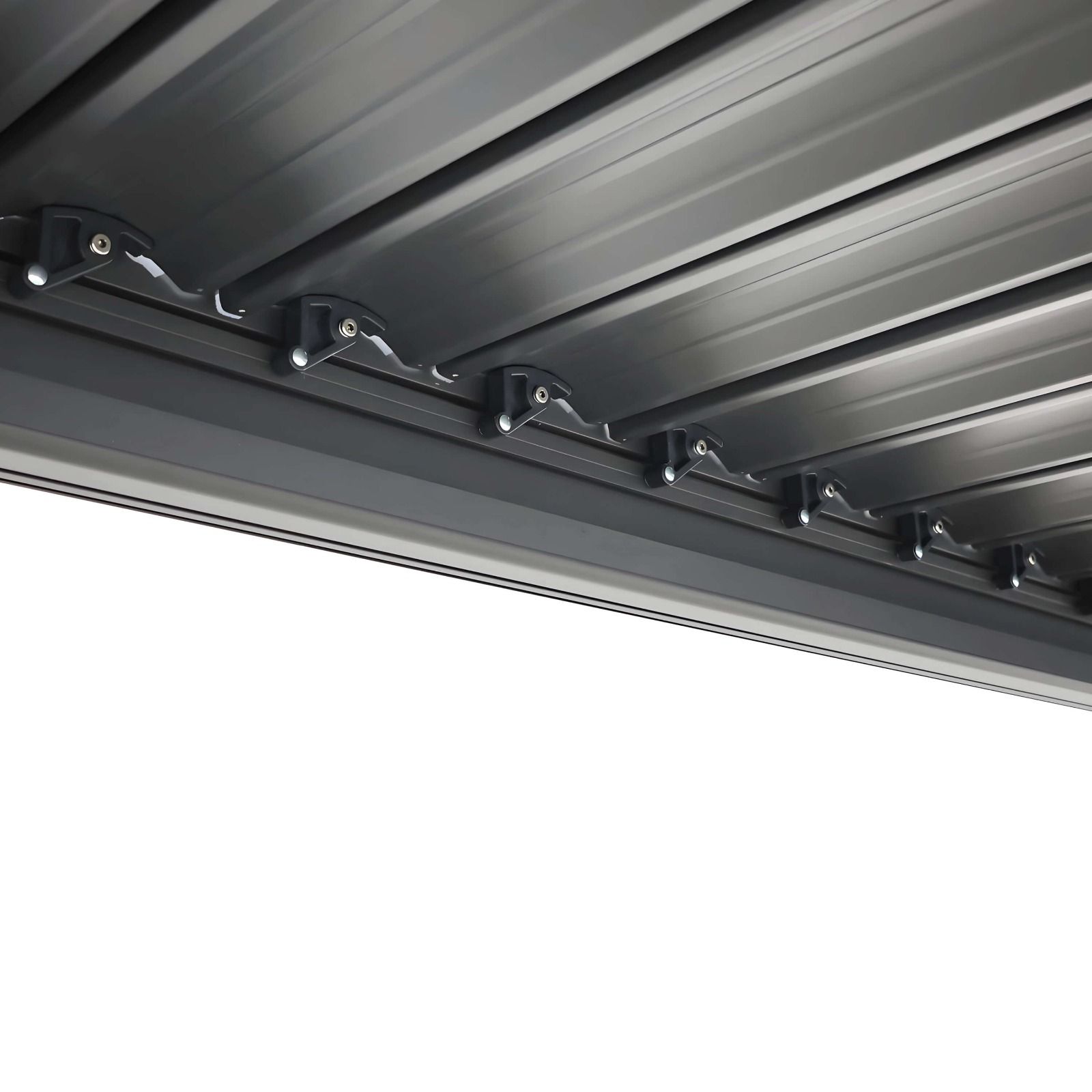 Aliumininė sodo pergola su reguliuojamu stogu Antracitas 3 x 3 m Aliumininė sodo pergola su reguliuojamu stogu Antracitas 3 x 3 m