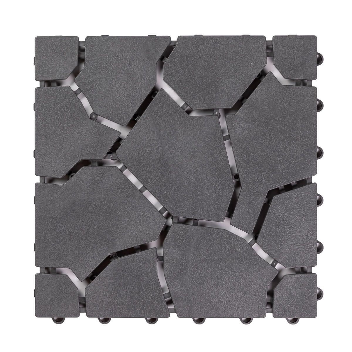 Płytka Ogrodowa Tarasowa Uni-Floor Kamień Szary 28 x 28 x 1,5 cm Płytka Ogrodowa Tarasowa Uni-Floor Kamień Szary 28 x 28 x 1,5 cm