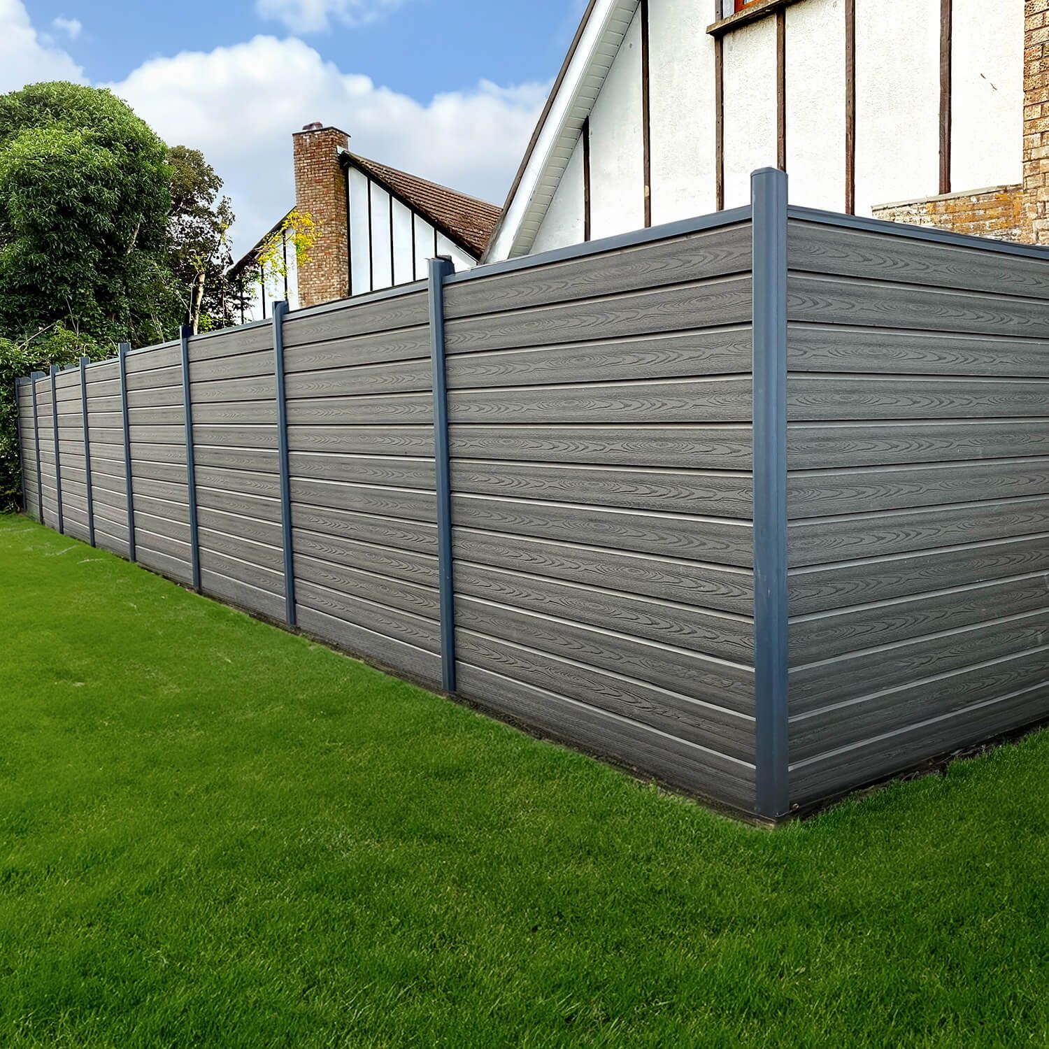 Deska Ogrodzeniowa Premium 3D Antracyt 157 x 20 mm – dł. 1,8 m Deska Ogrodzeniowa Premium 3D Antracyt 157 x 20 mm – dł. 1,8 m