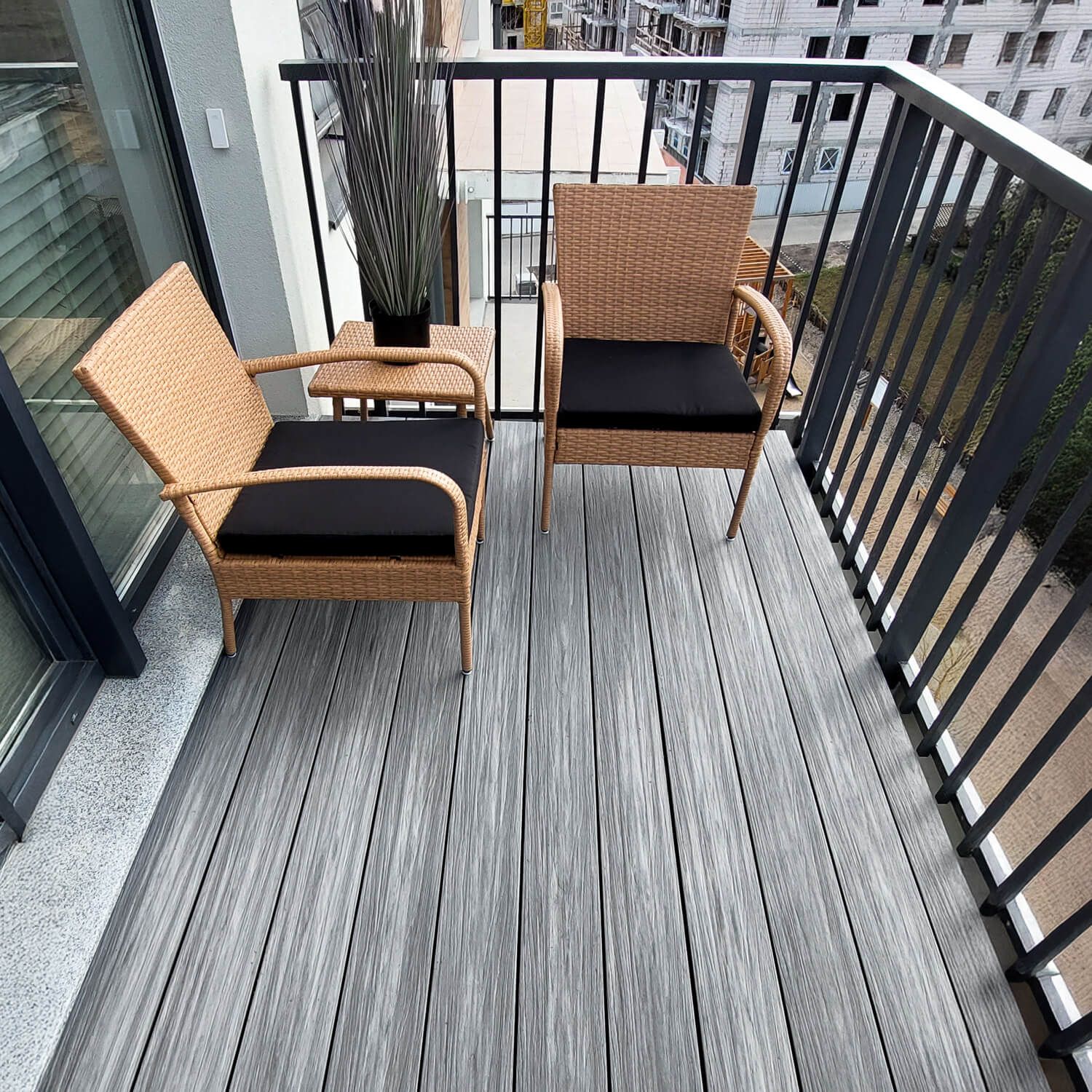 Deska Tarasowa Kompozytowa Premium Gray / Antracyt – dł. 3,5 m