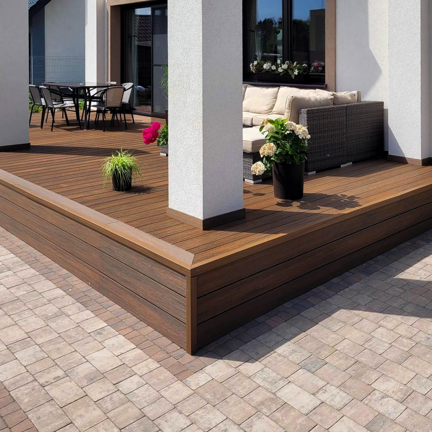 Deska Tarasowa Kompozytowa Premium Teak / Redwood - dł. 3 m