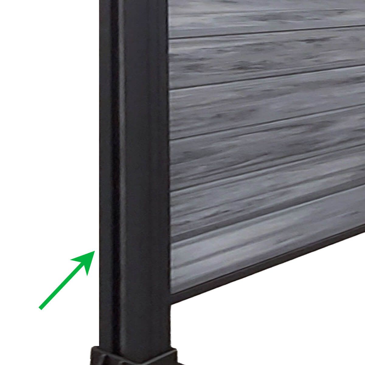 Słupek Ogrodzeniowy Aluminiowy 68x68 mm – dł. 2,4 m Słupek Ogrodzeniowy Aluminiowy 68x68 mm – dł. 2,4 m