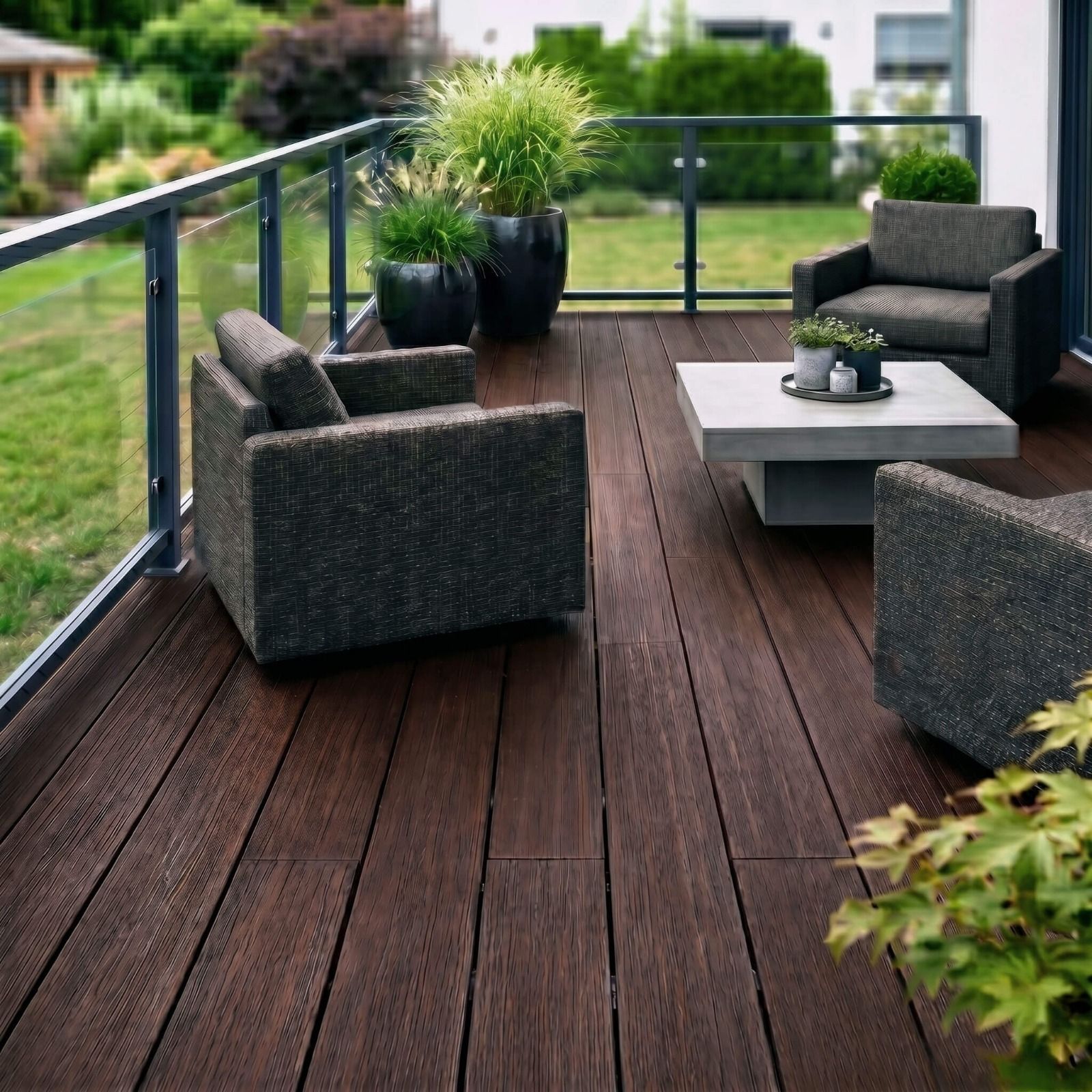 Kompozitinė terasinė lenta Solid XL Brown – 4 m