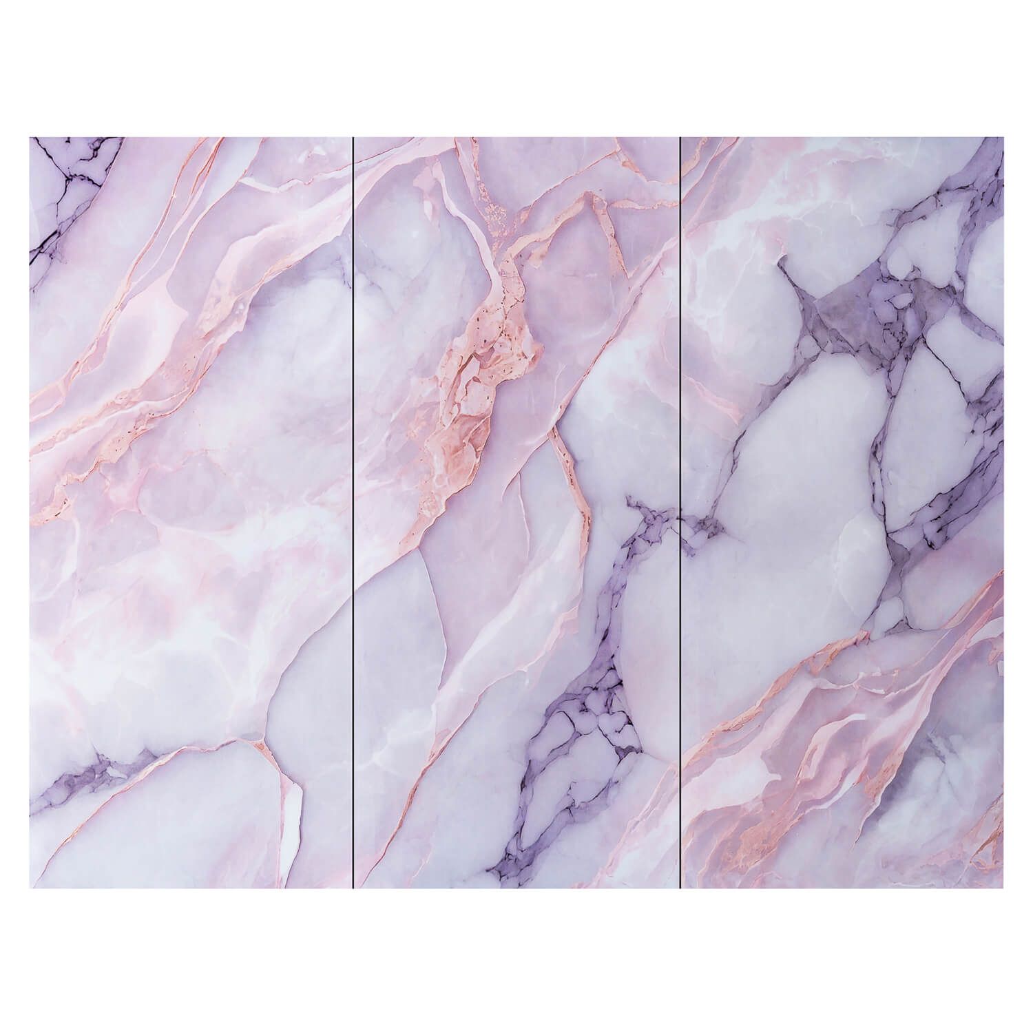 Sienų plokštė XXL Statuario Rožinis Blizgis 120 x 280 cm 3 mm (B)