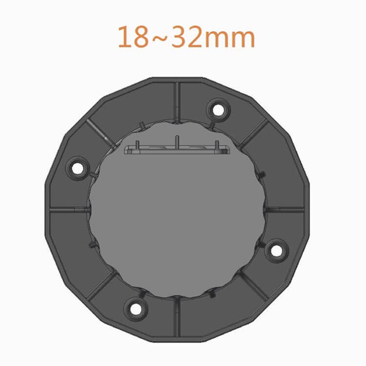 Wspornik Tarasowy Regulowany pod legar ETL 18-32 mm Wspornik Tarasowy Regulowany pod legar ETL 18-32 mm
