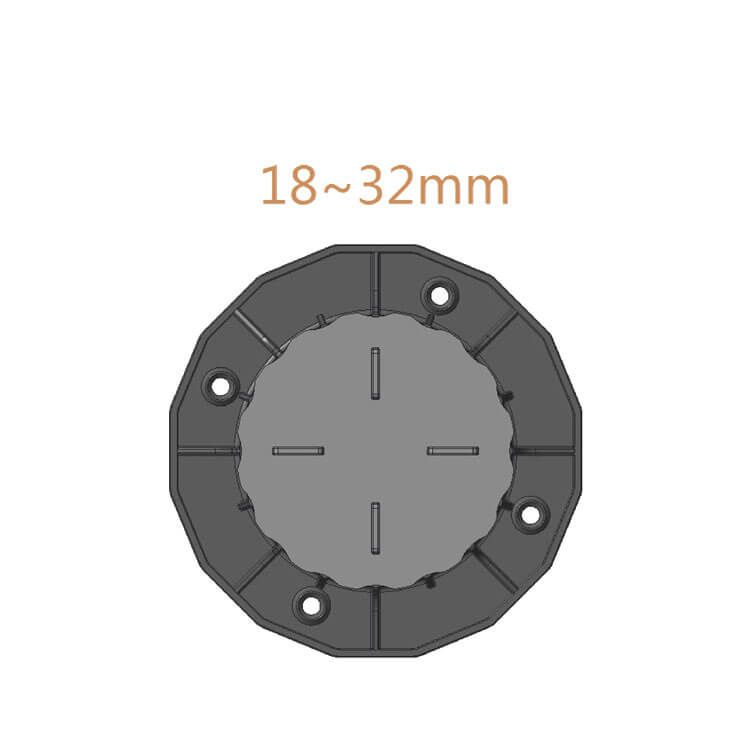 Wspornik Tarasowy Regulowany Pod Płyty ETP 18-32 mm Wspornik Tarasowy Regulowany Pod Płyty ETP 18-32 mm