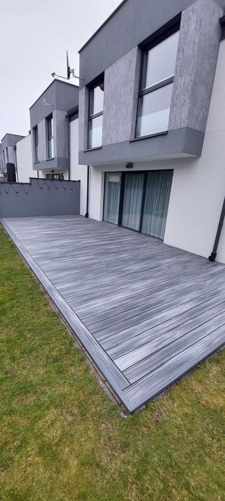 Terasa iš Premium Gray kompozitinės lentos