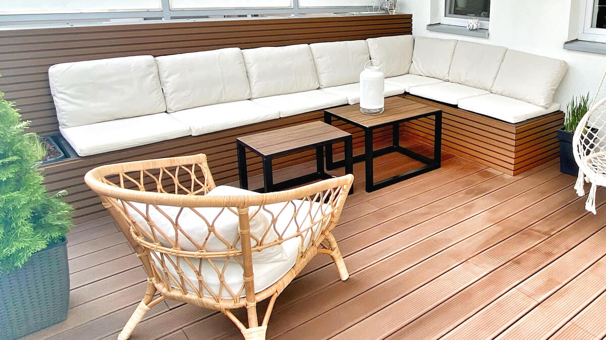 Terasos apdaila, Premium Teak lamelinė lenta