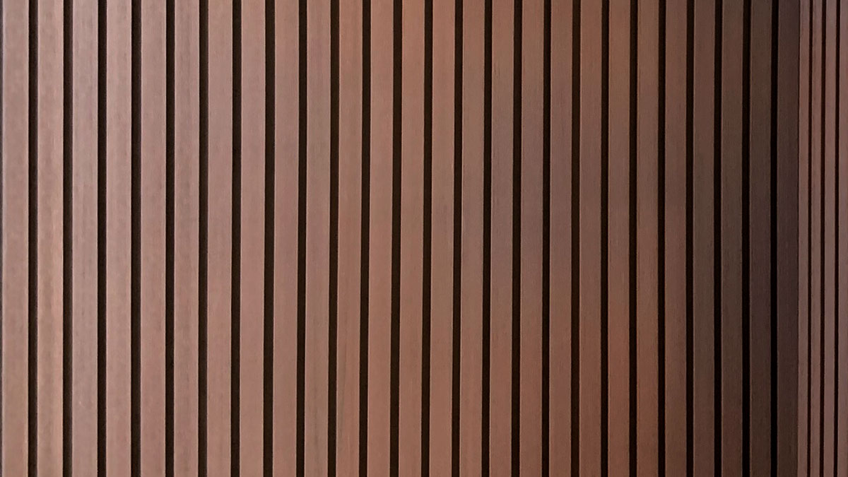 Lamelinių lentų montavimas svetainėje, Redwood sieninės lamelės