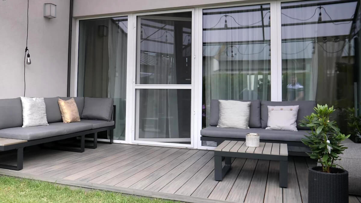 Terasa iš Premium Antique kompozitinės terasinės lentos
