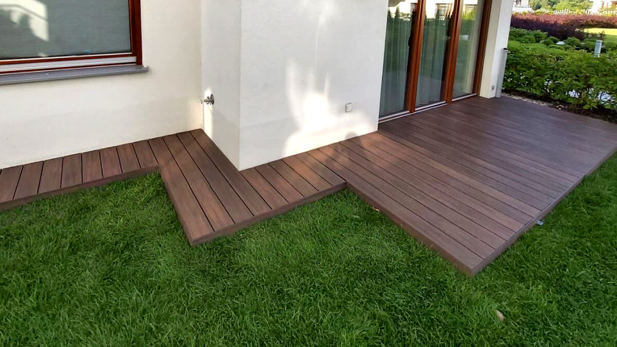 Terasa iš Premium Redwood kompozitinės terasinės lentos