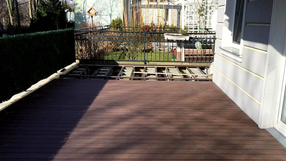 Terasa iš 3D Ruda kompozitinės terasinės lentos