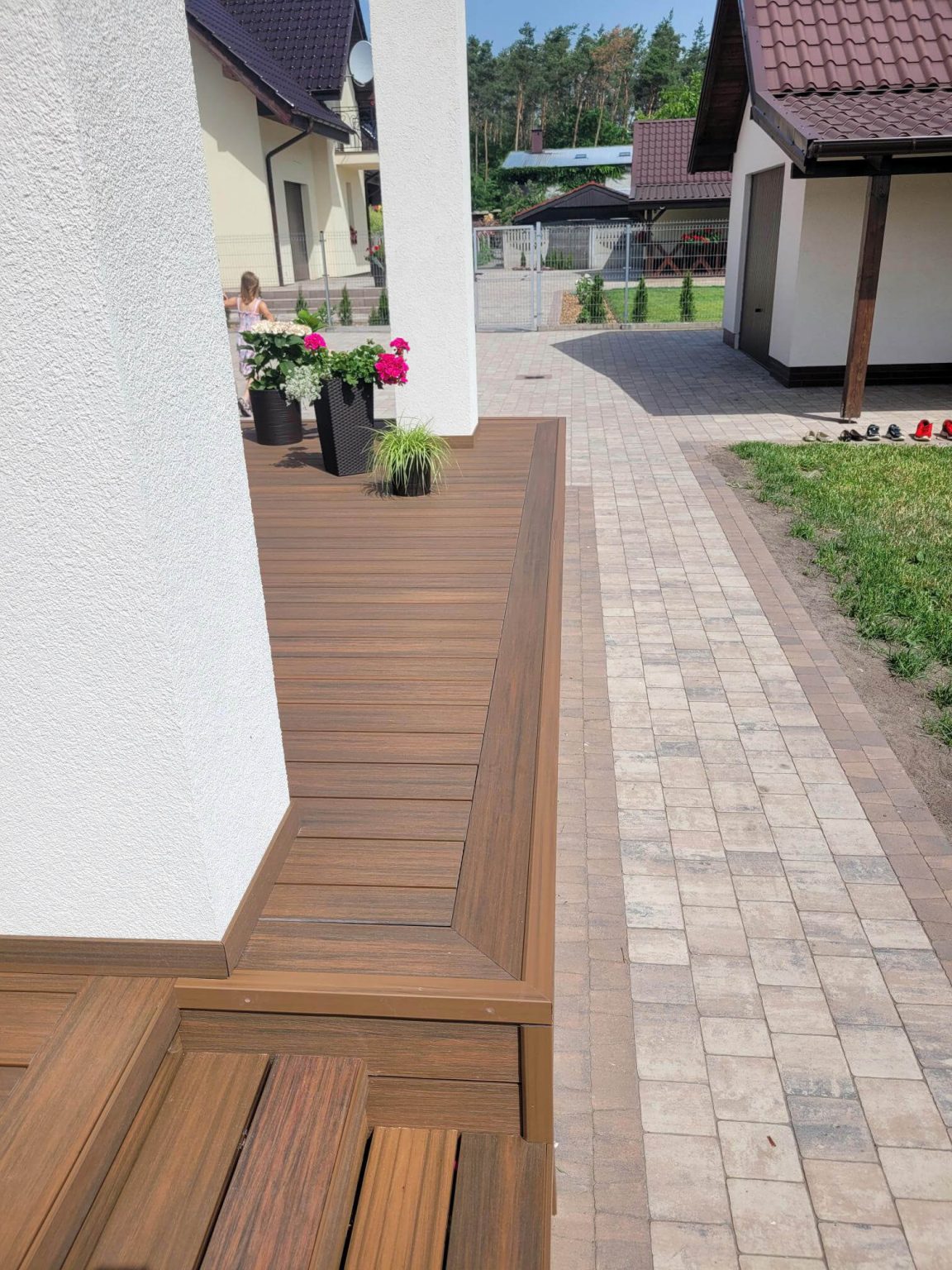 Kompozitinė terasa iš Premium Teak terasinės lentos