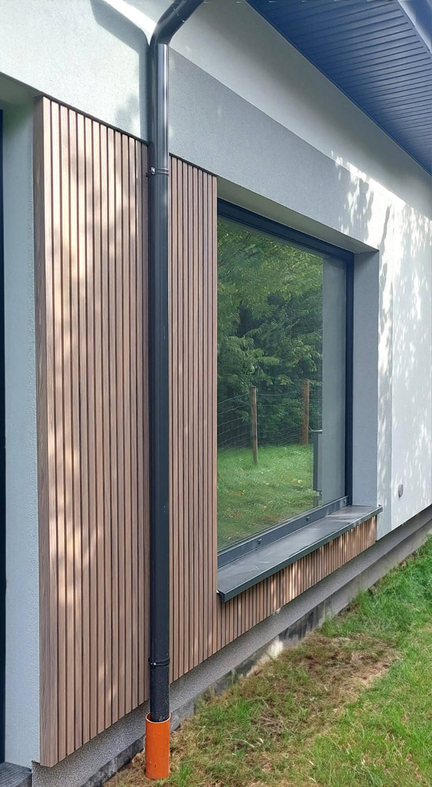 Lamelinis fasadas–kompozitinės lamelės Antique
