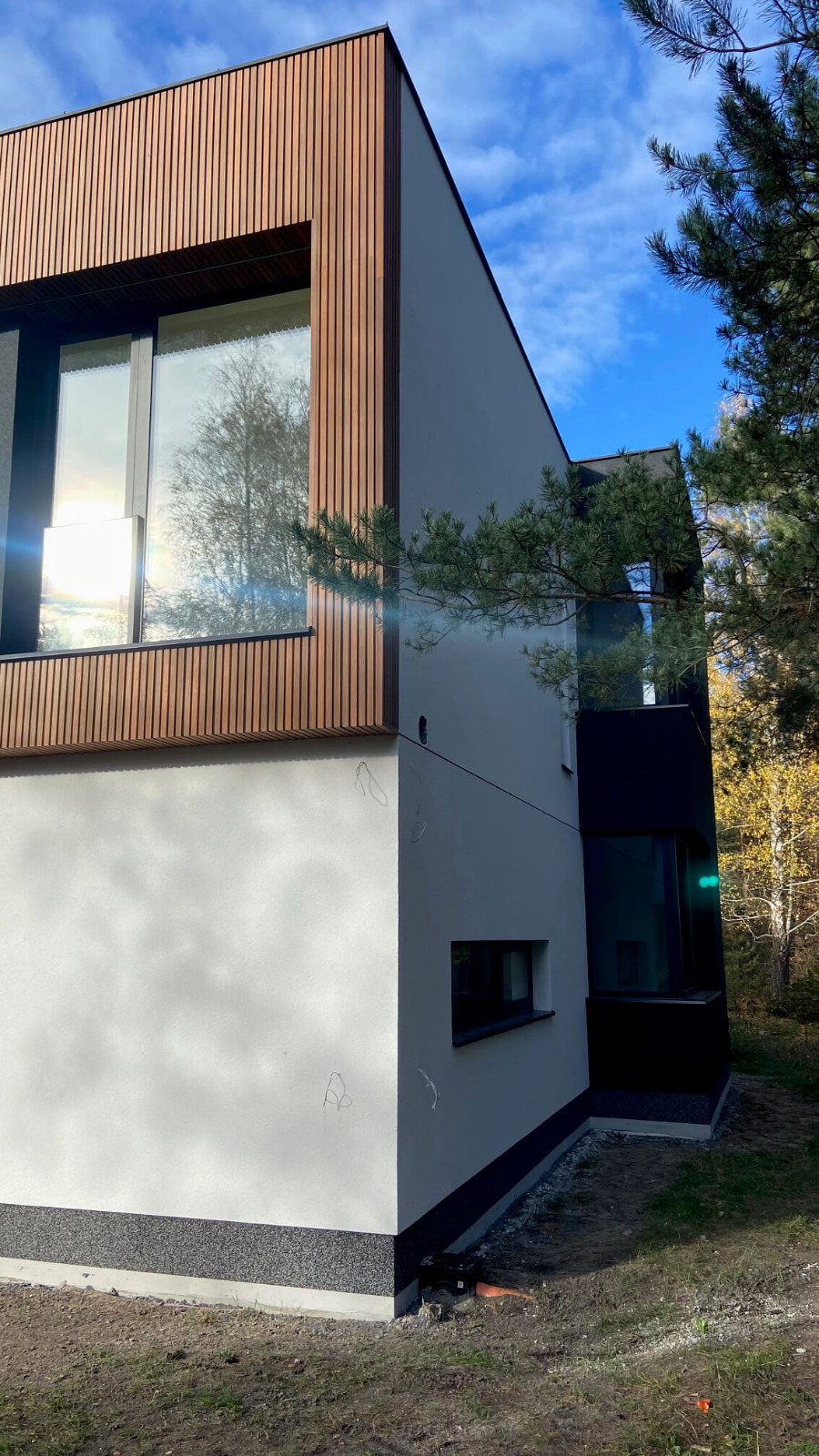 Lamelinis fasadas – 3D fasado lamelės Amber Premium