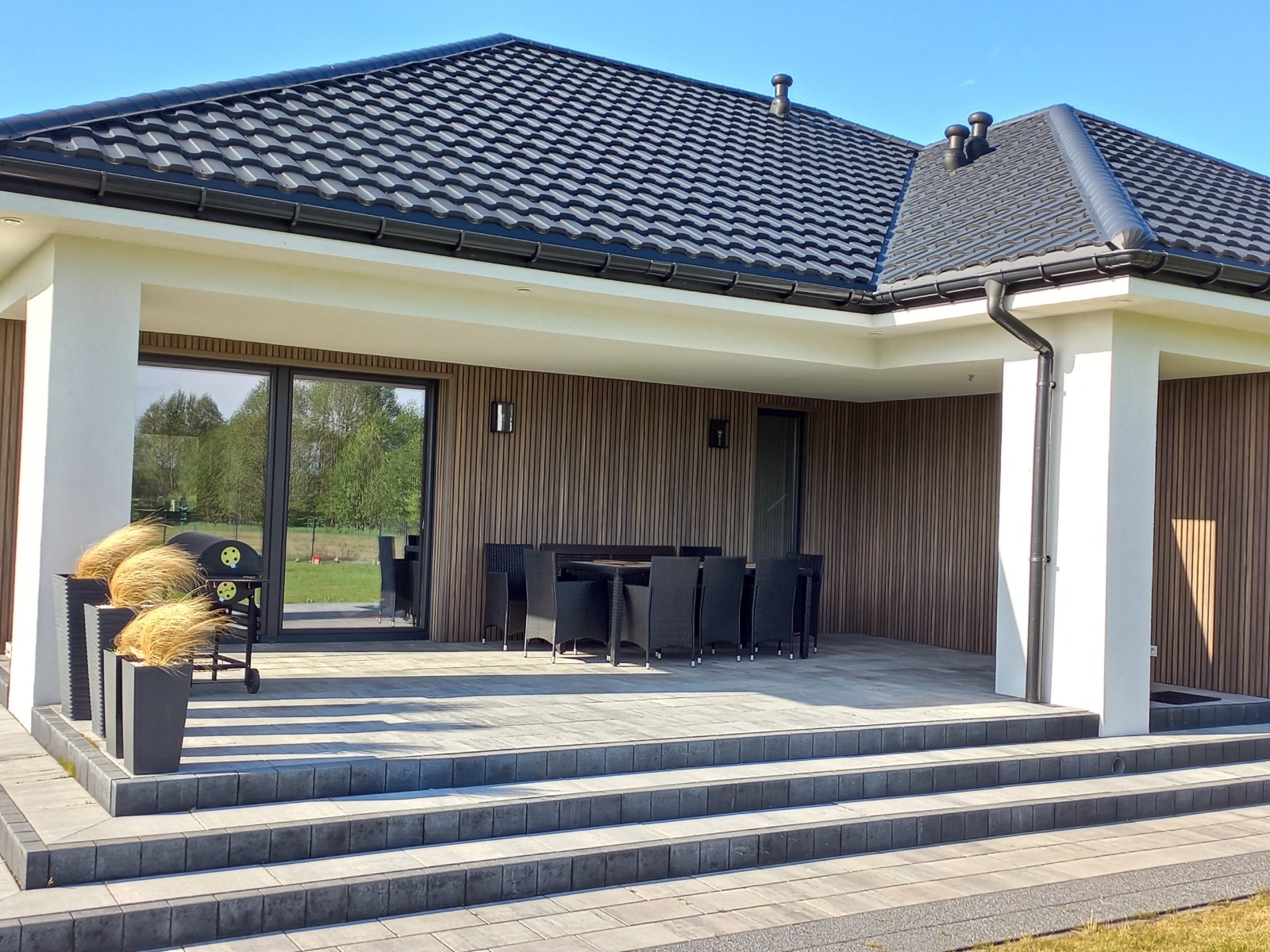 Išorinės fasado lamelės – lamelinė lenta Premium Antique