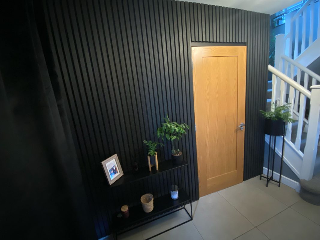 Vidaus kompozitinės lamelės – lamelinė lenta Graphite