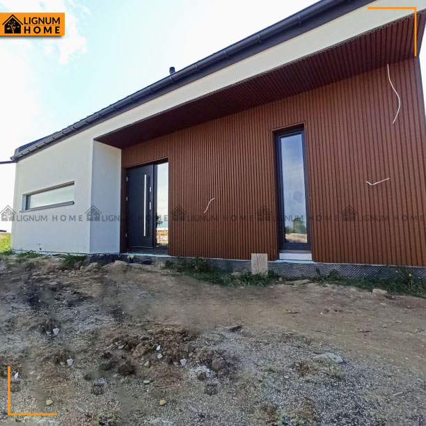 Apdaila iš Premium Teak fasado lamelių