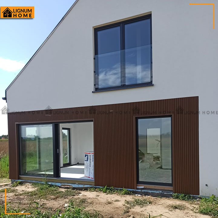 Apdaila iš Premium Teak fasado lamelių