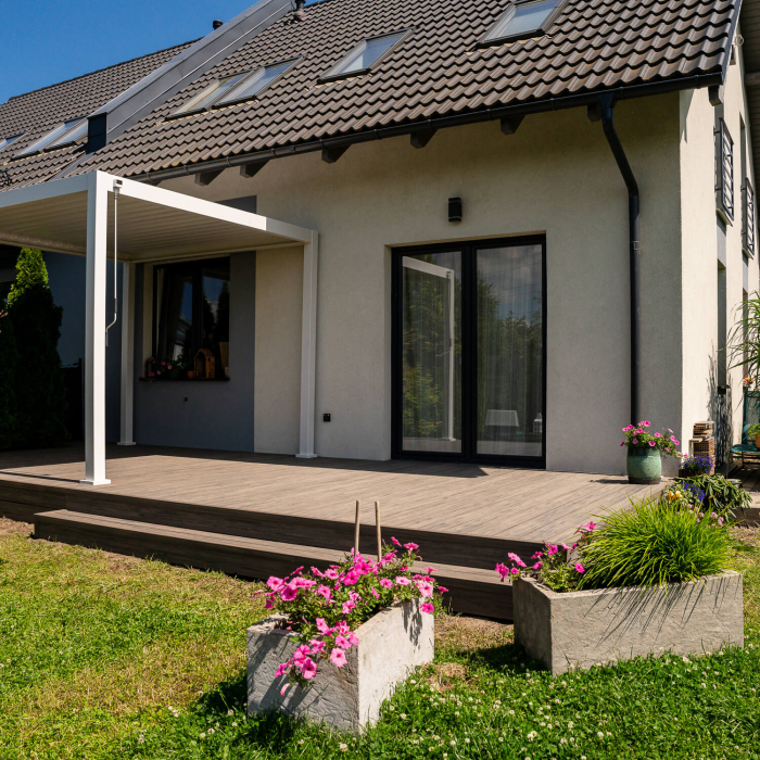 terasa kompozitinė lenta premium antique liderwood įgyvendinimas